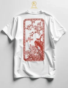 Bela oversize majica Prolece u japanu