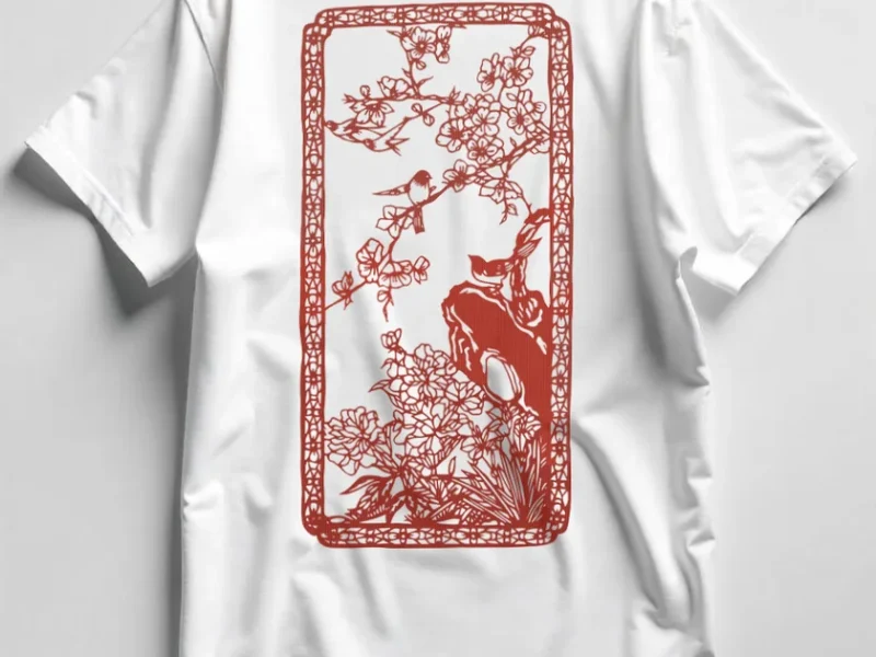 Bela oversize majica Prolece u japanu