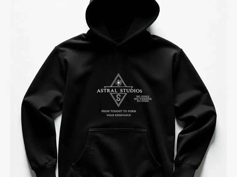 Početna | Astral Studios — Autentične majice i streetwear odeća No Idols duks, Crni Astral Studios duks sa kapuljačom